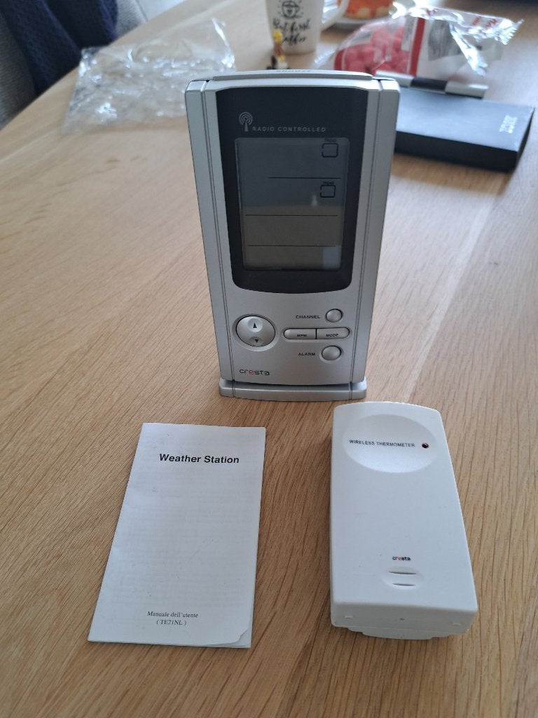 Cresta weerstation, Ophalen of Verzenden, Zo goed als nieuw, Weerstation