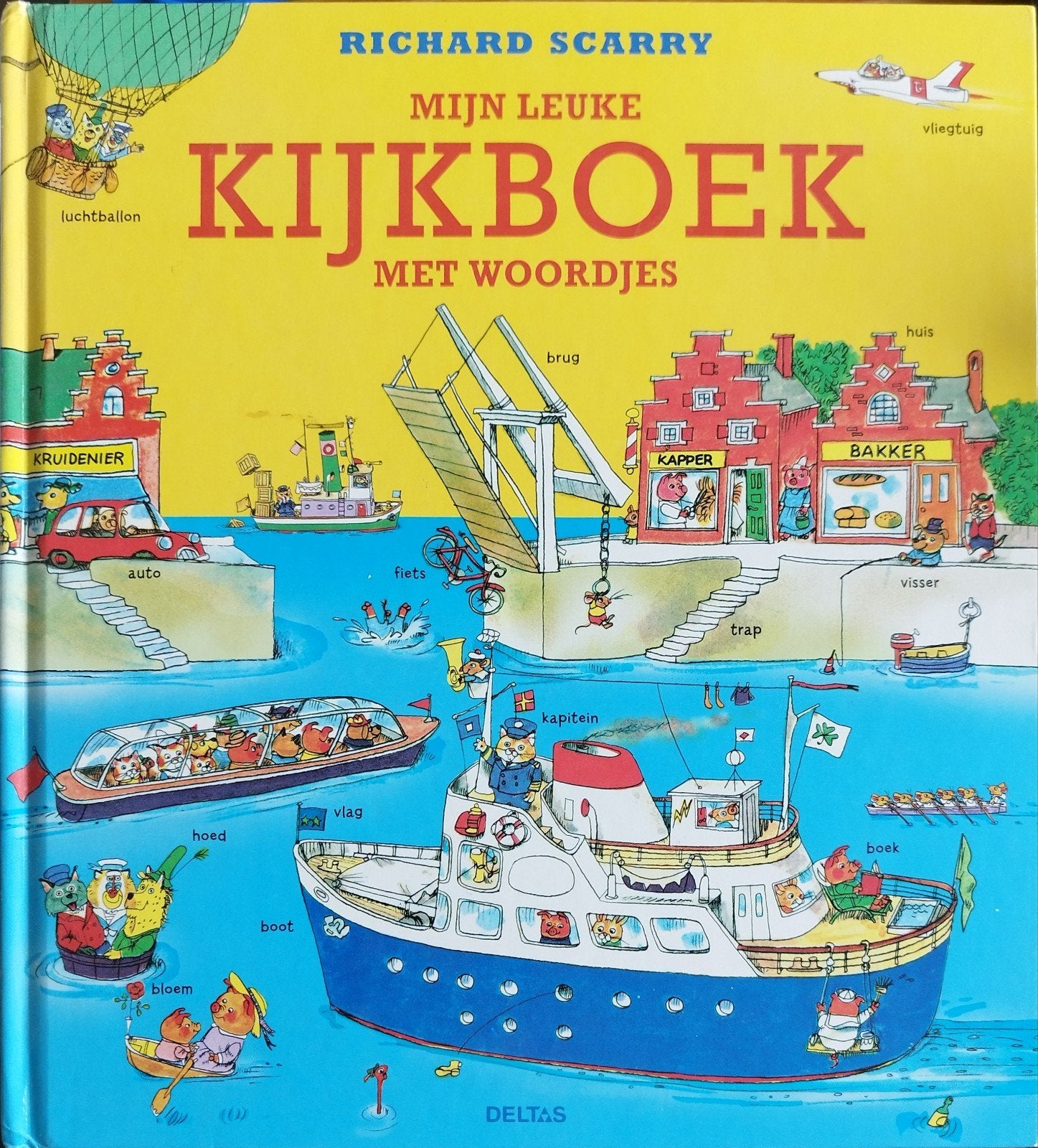 Richard Scarry - Mijn leuke kijkboek met woordjes, Non-fictie, Nieuw, Ophalen of Verzenden, Richard Scarry