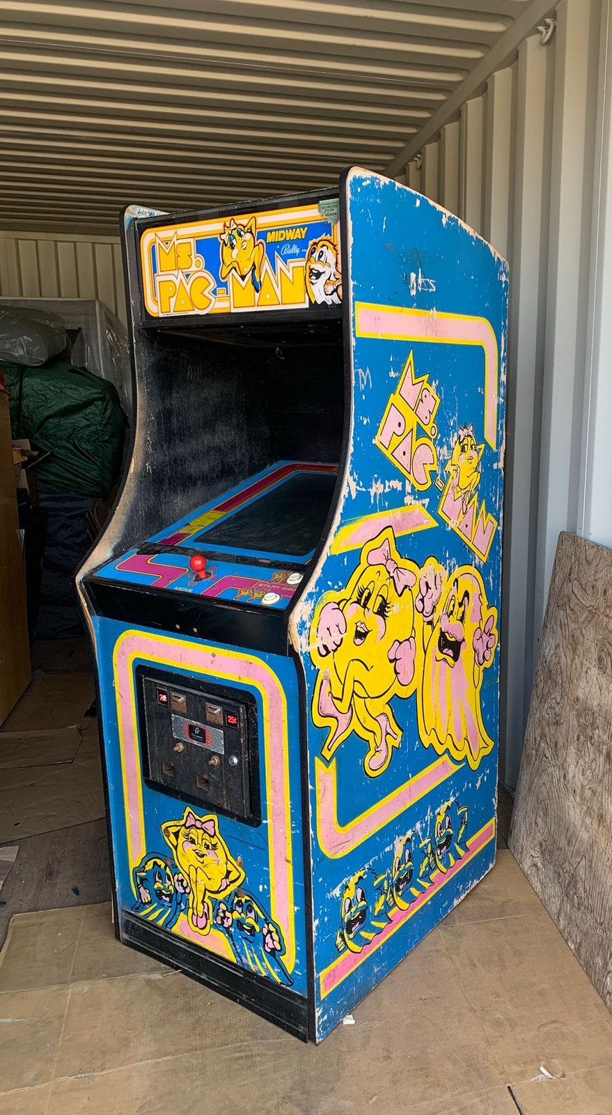 Ms Pacman arcade, Ophalen, Gebruikt