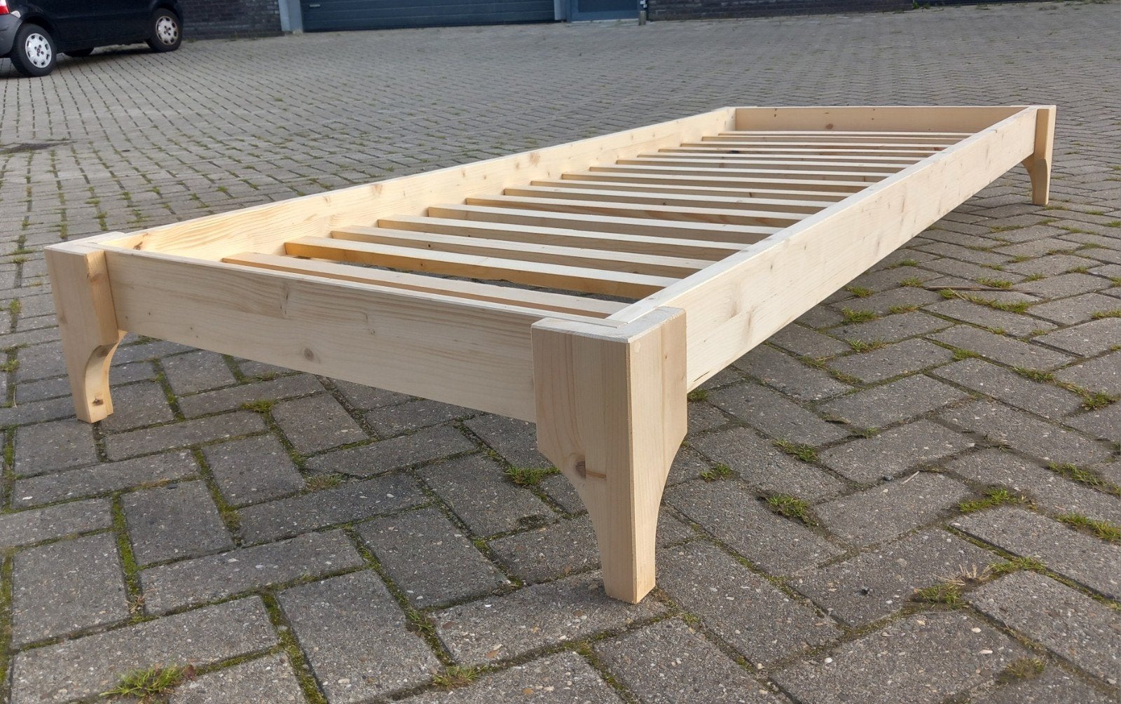 Futon bed Bas 90x200 /210/220, Ophalen of Verzenden, Nieuw