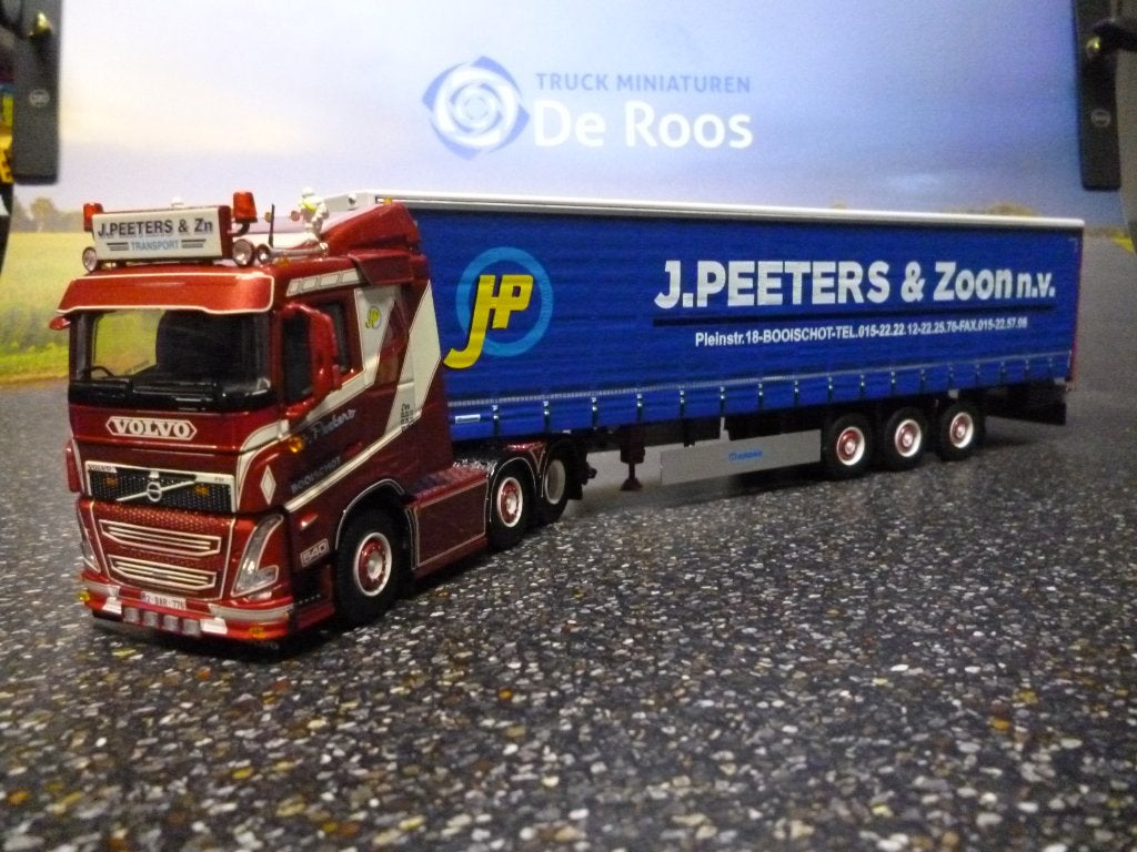 Tekno Volvo FH5 J. Peeters & Zn. met certificaat, Ophalen of Verzenden, Nieuw, Bus of Vrachtwagen, Tekno