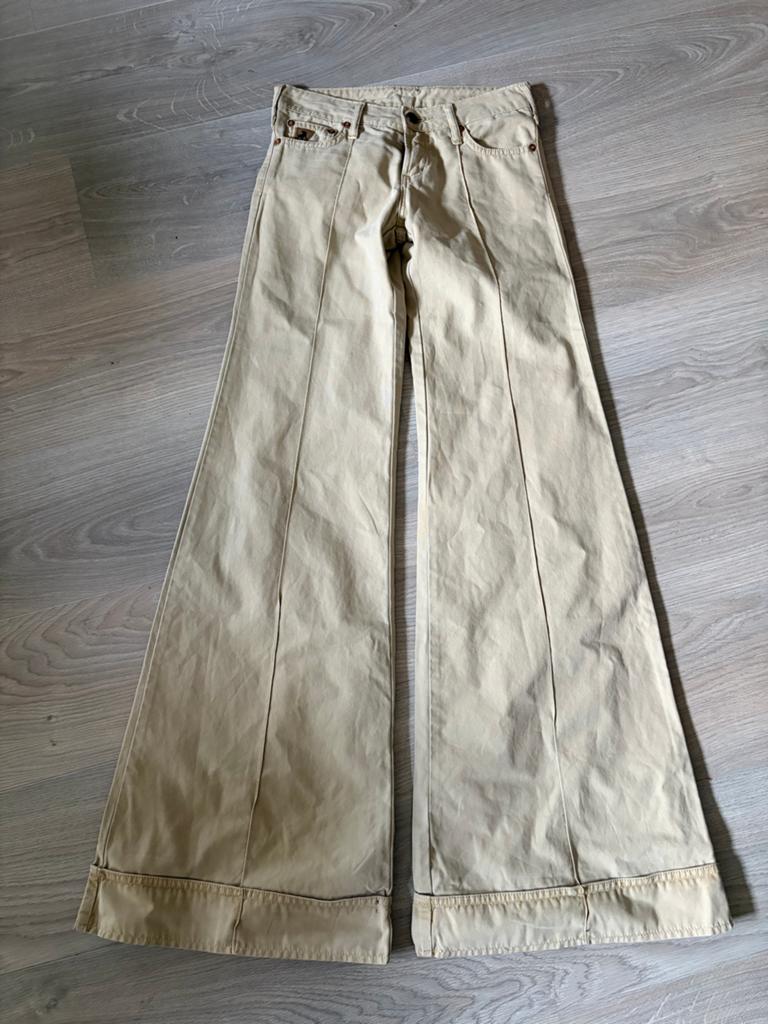 Lois beige flared jeans, Beige, Ophalen of Verzenden, Zo goed als nieuw, Maat 34 (XS) of kleiner