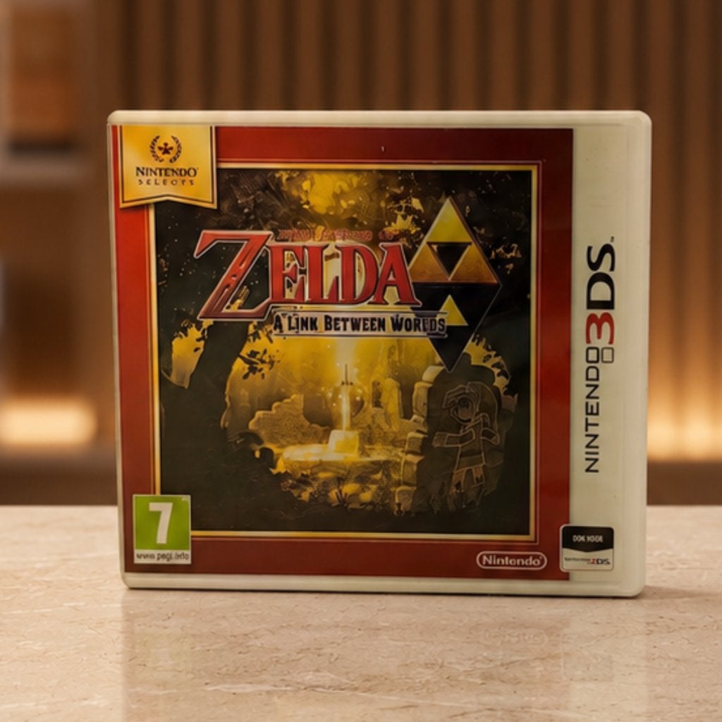 Zelda A Link Between Worlds 3DS Game - In Nette Staat, Nintendo, Zo goed als nieuw, Support@nintendo.com, 11-1 Hokotate-cho, Kamitoba, Minami-ku
Kyoto 601-8501
Japan