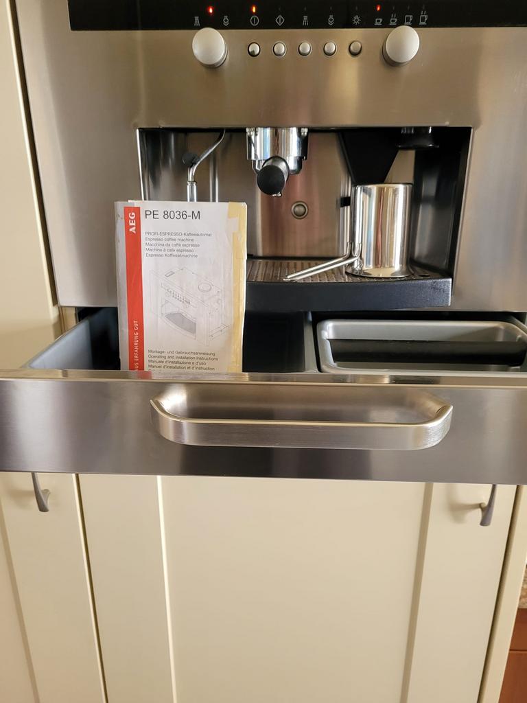 AEG inbouw koffiezetapparaat, Ophalen, Gebruikt, Koffiemachine, Gemalen koffie