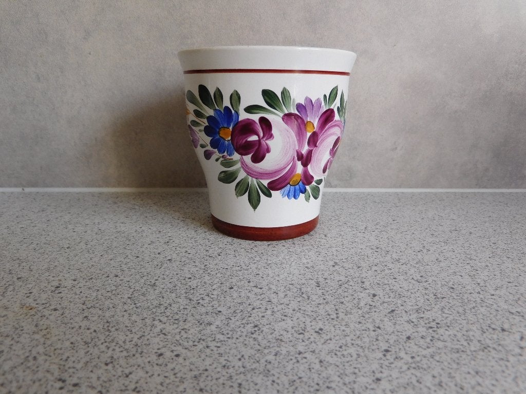 Mok 220 ml. Bloemen Granit Hungary, Overige merken, Keramiek, Zo goed als nieuw, Overige stijlen