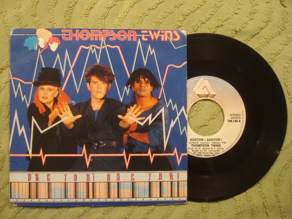 Thompson Twins 7" Vinyl Single: ‘Doctor! Doctor!’ (NL), Ophalen of Verzenden, Zo goed als nieuw, 7 inch, Pop