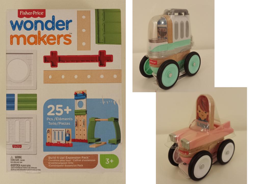 Fisher Price Wonder Makers set + 2 autootjes, Ophalen of Verzenden, Nieuw, Auto of Voertuig