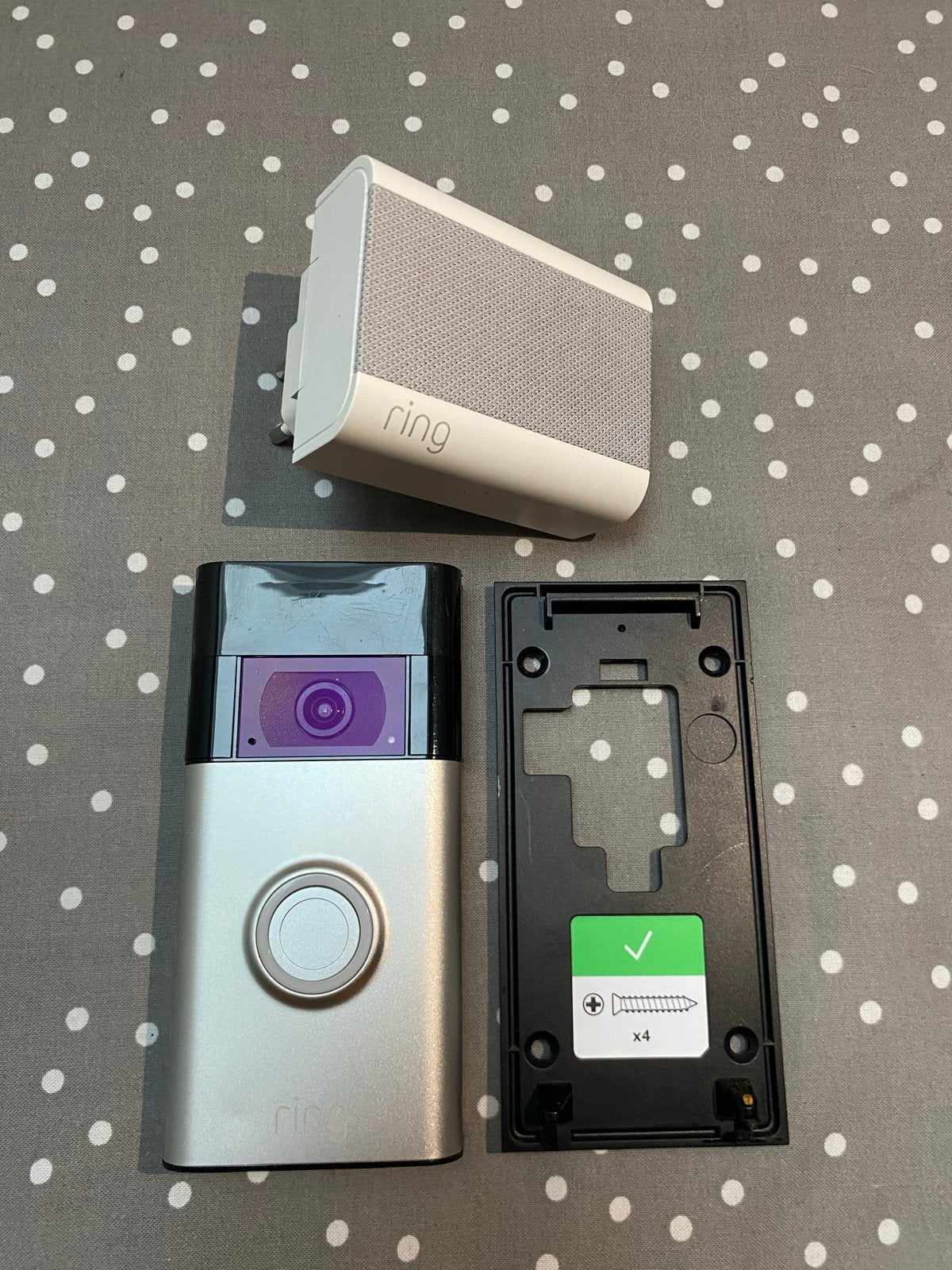 Ring Video Deurbel (2e generatie) met Chime, Ophalen of Verzenden, Ingebouwde camera, Zo goed als nieuw, Draadloos