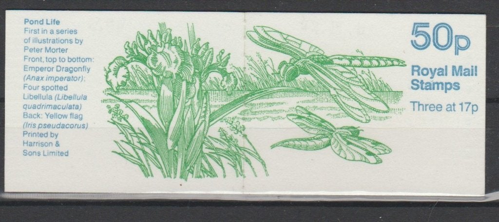 GB 1986 Booklet SG FB32 Pond Life Libelle **, Ophalen of Verzenden, Postfris