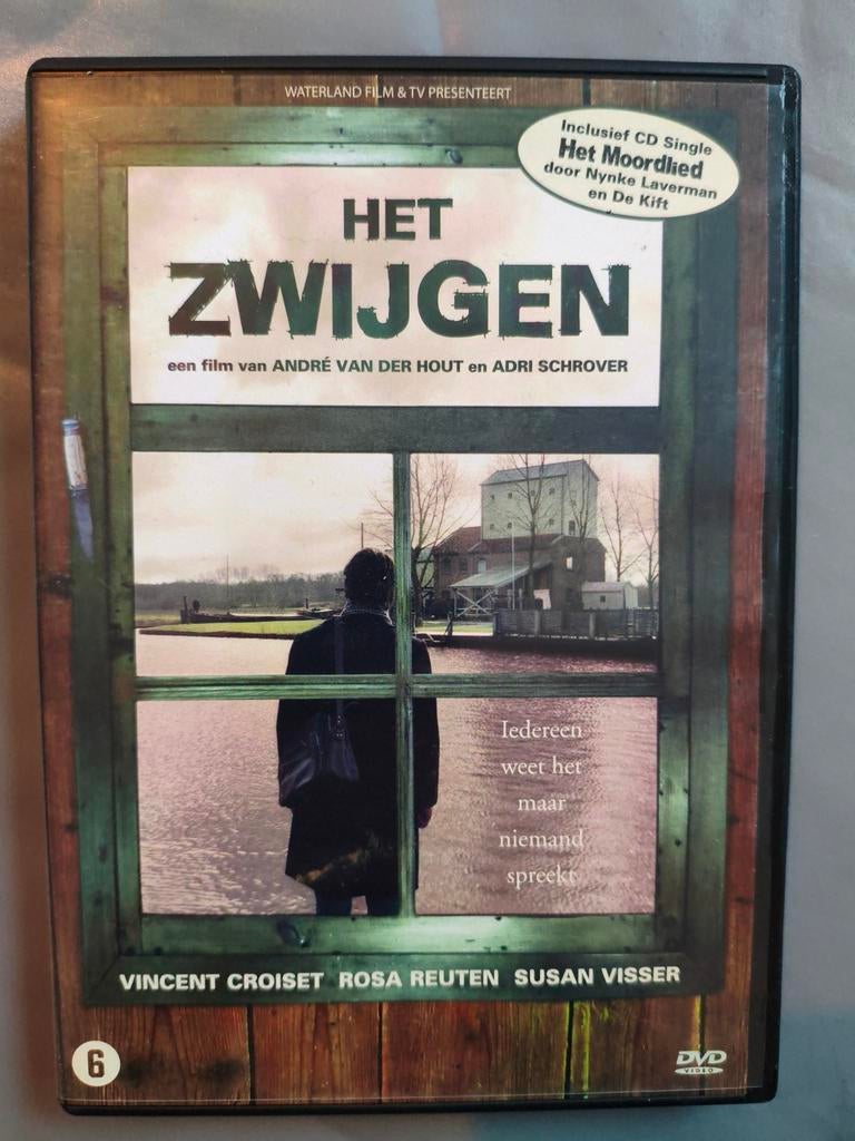 Het Zwijgen DVD + CD-Single | Nederlands Mysterie | Krasvrij, Cd's en Dvd's, Dvd's | Drama, Zo goed als nieuw, Alle leeftijden
