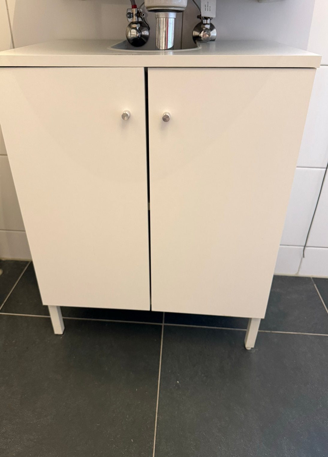 Witte badkamer meubel, Huis en Inrichting, Ophalen, Overige typen, 50 tot 100 cm, Zo goed als nieuw