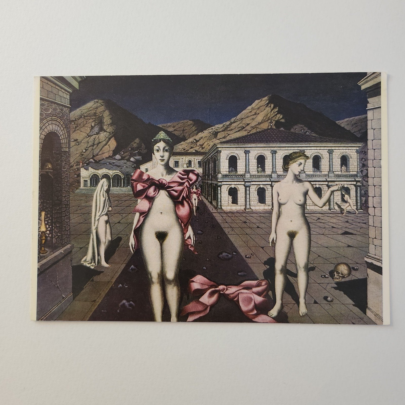 Paul Delvaux - De roze strikken (Les nœuds roses) - ka, Verzenden, Ongelopen