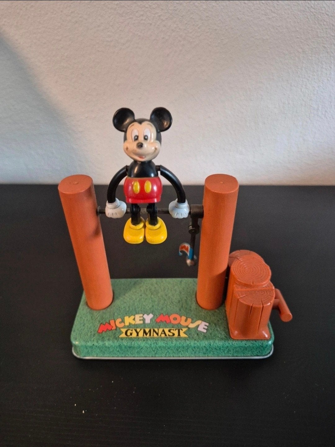 Vintage Mickey Mouse Gymnast Speelgoed, Ophalen of Verzenden