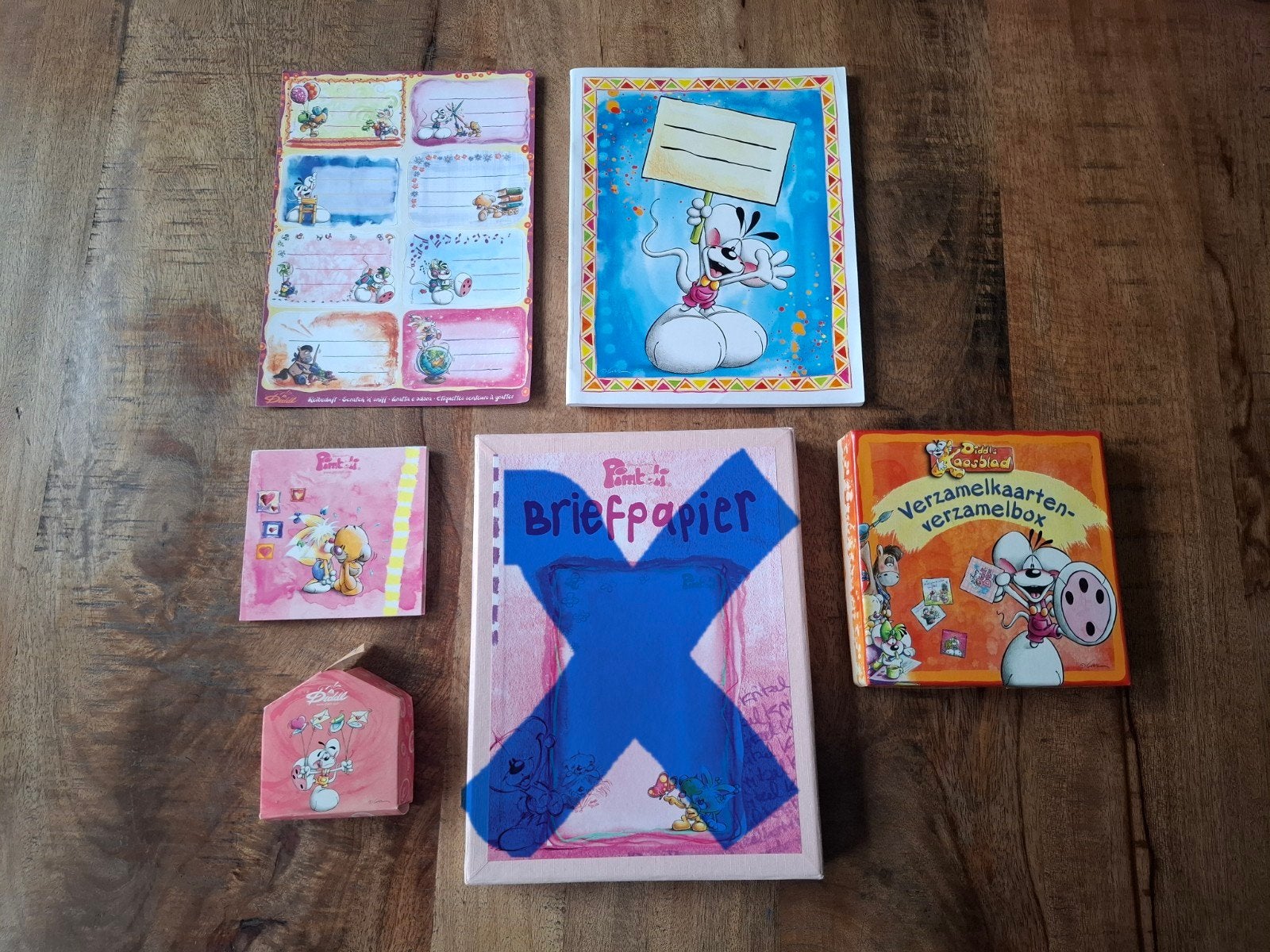 Diddl. Stickers, brieven, envelop, schrift, post-it, kaart, Verzamelen, Diddl, Ophalen of Verzenden, Verschillende figuren, Zo goed als nieuw