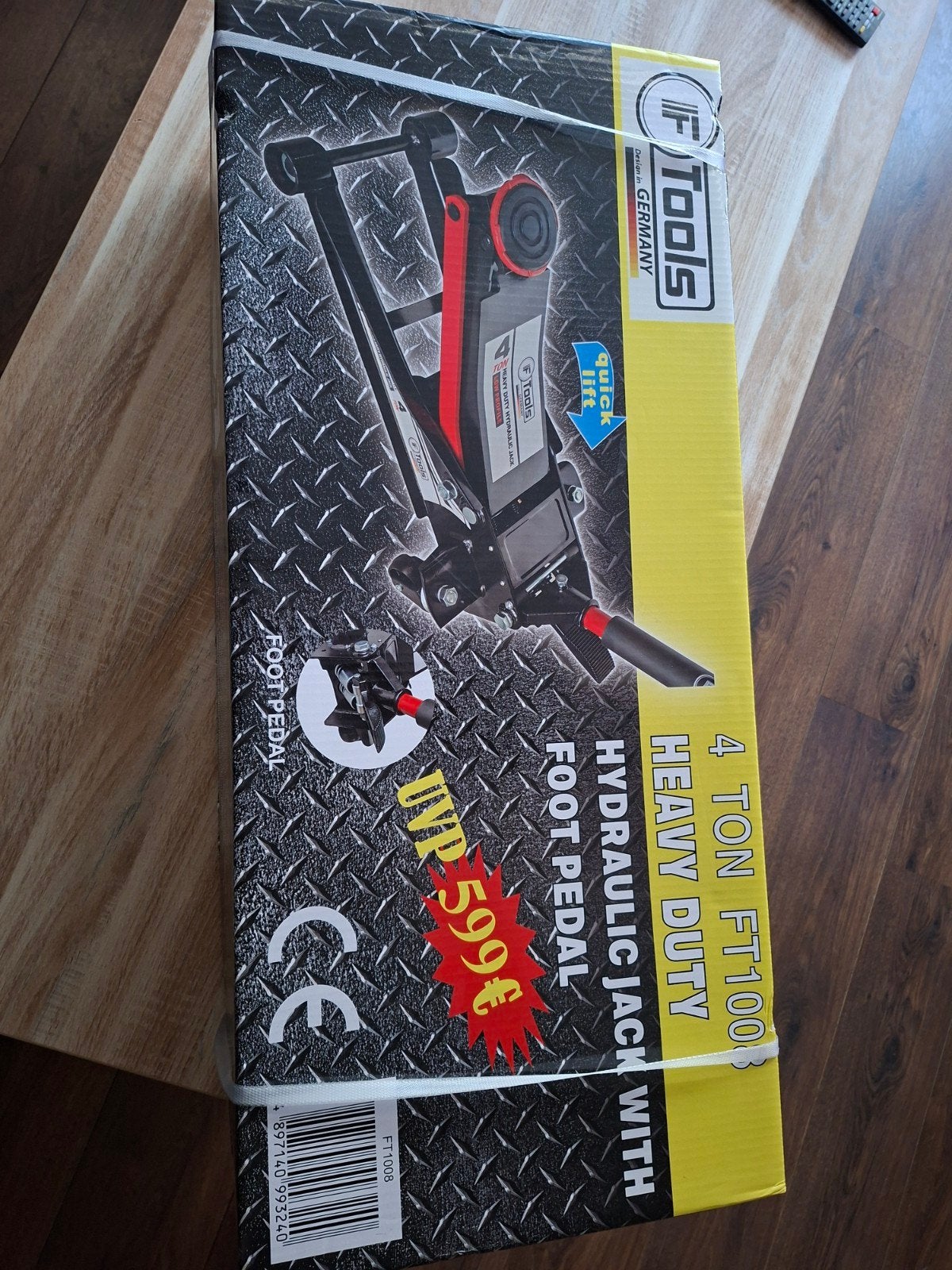 Hydraulische garage krik, 4 ton, Auto diversen, Ophalen of Verzenden, Nieuw, Hydraulisch, Garagekrik
