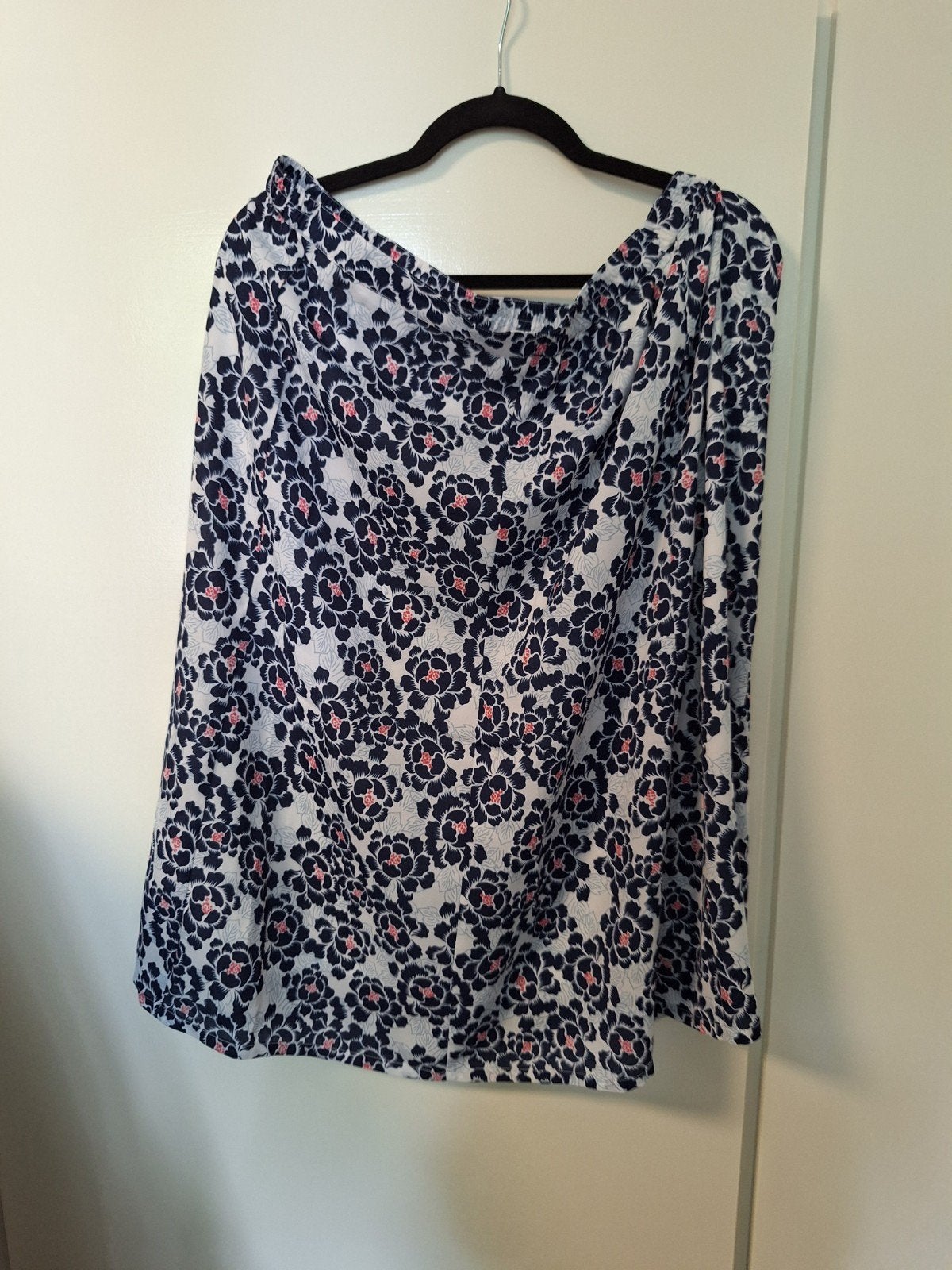 B. Brandtex Classic rok met bloemenprint, Ophalen, Meerkleurig, Maat 46/48 (XL) of groter, Zo goed als nieuw