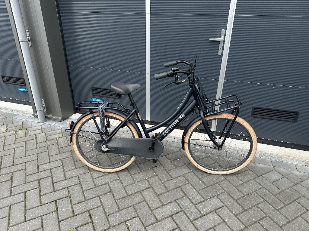 Cortina U4 transportfiets 24 inch star grey matt, Fietsen en Brommers, Ophalen, Terugtraprem, Cortina U4 transportfiets, Handrem