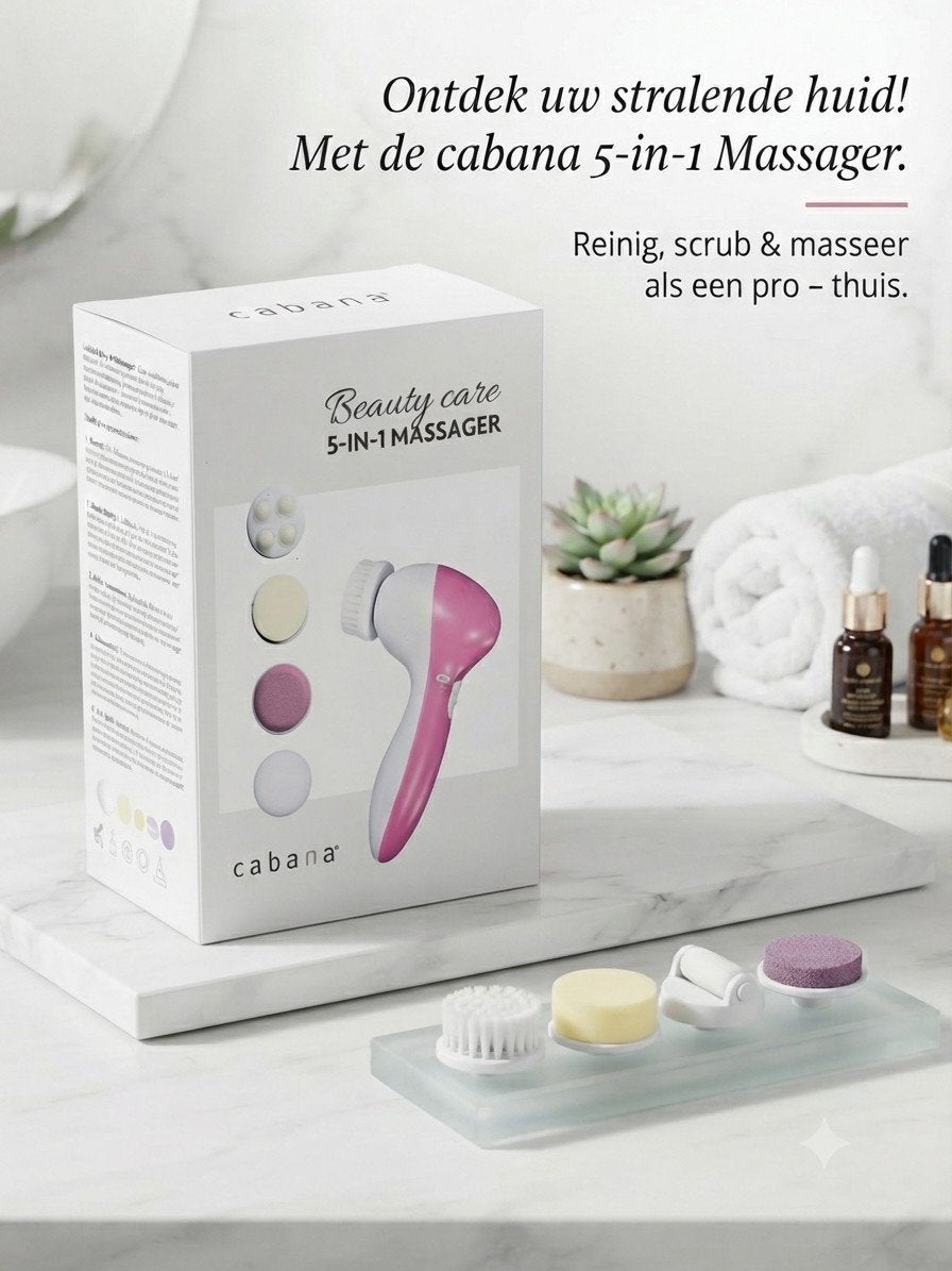 5-in-1 Beauty Care Massager – Nieuw in doos! (Ideaal cadeau), Ophalen of Verzenden, Nieuw