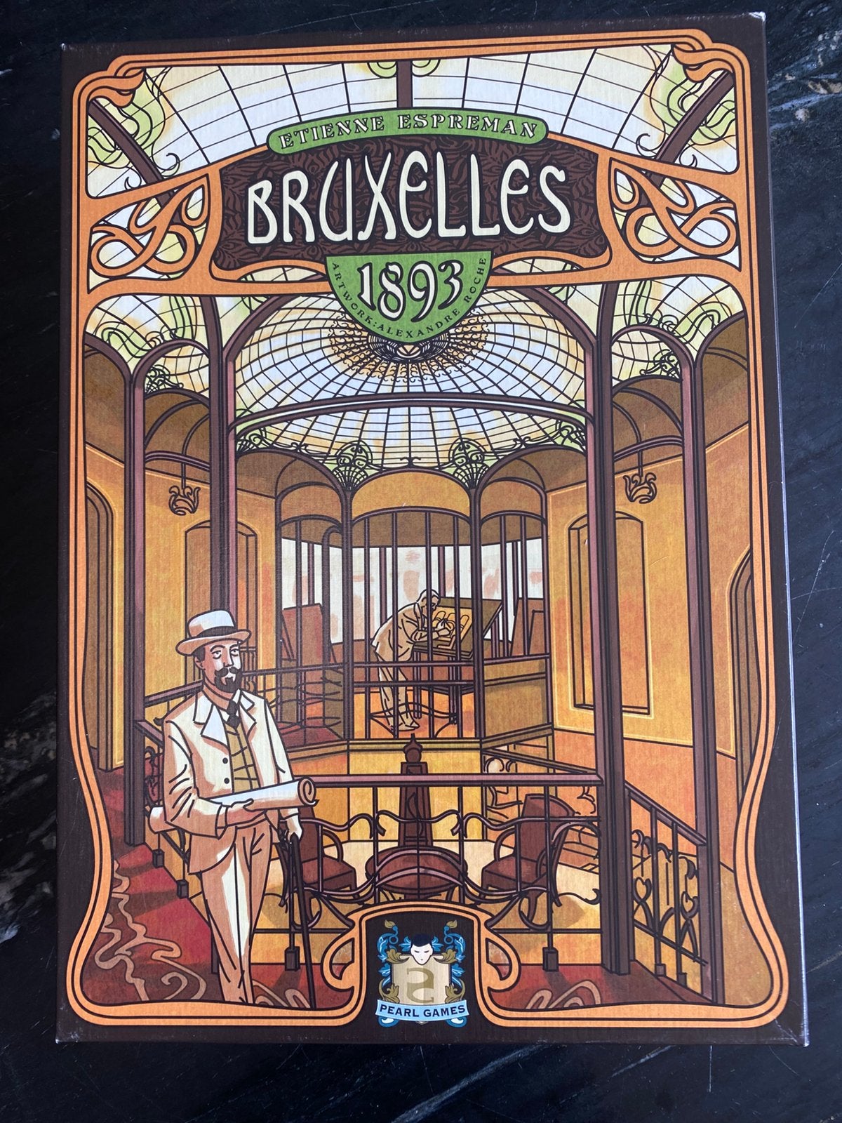Bruxelles 1893 bordspel, Ophalen of Verzenden, Gebruikt