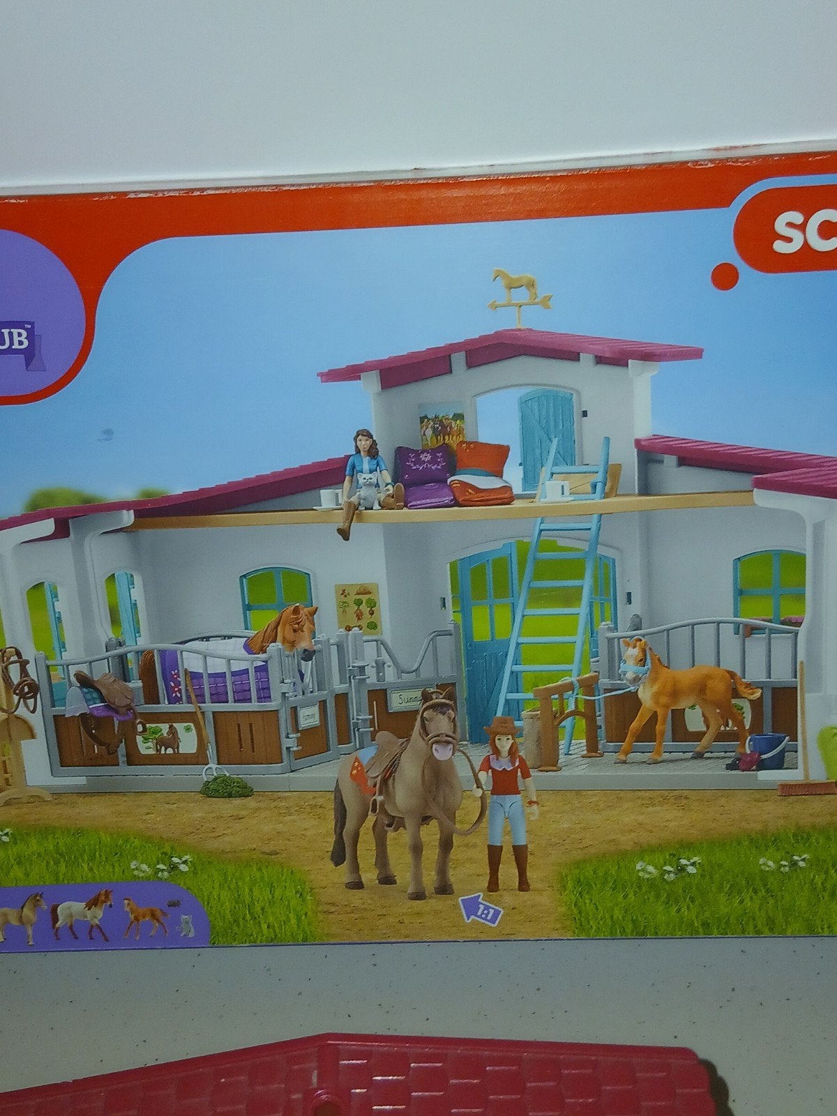 Schleich Horse Club Grote Paardenstal met Woonhuis, Ophalen of Verzenden