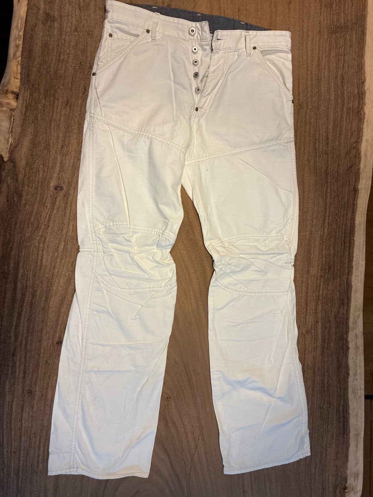 G Star Witte heren broek W31 L34, Kleding | Heren, Ophalen of Verzenden, Gedragen, Wit, W32 (confectie 46) of kleiner