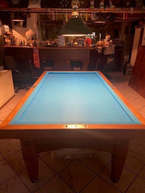 Biljart tafel compleet, Ophalen, Gebruikt, Biljarttafel