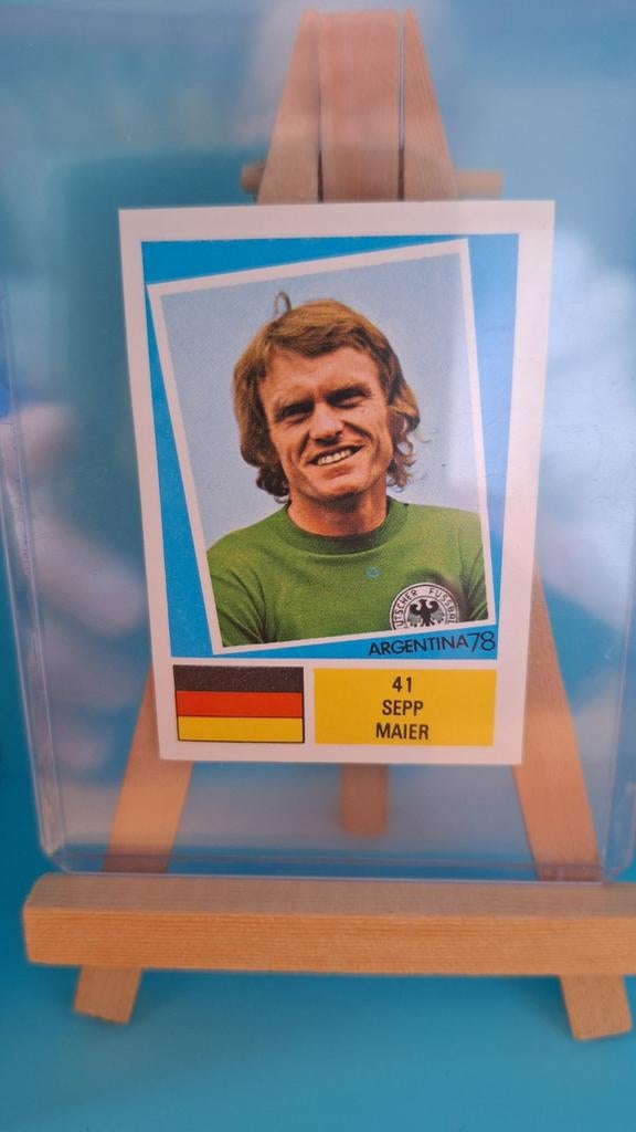 Sepp Maier WK 78 Vanderhout verzamelkaart, Verzamelen, Sportartikelen en Voetbal, Ophalen of Verzenden