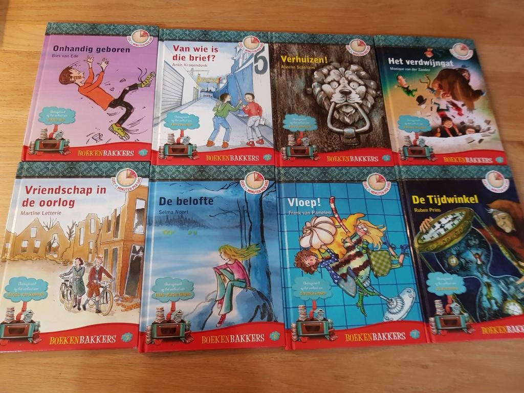 Boekenbakkers leesboeken set - 8 delen, Boeken, Ophalen of Verzenden, Gelezen, Diverse auteurs, Fictie algemeen