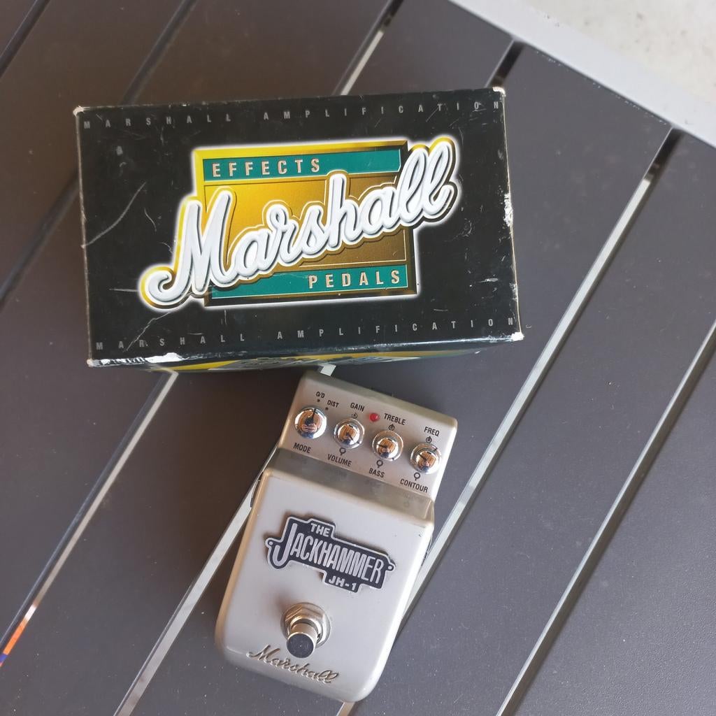 Marshall Jackhammer JH-1 Overdrive/Distortion Pedaal, Muziek en Instrumenten, Effecten, Ophalen, Zo goed als nieuw, Distortion, Overdrive of Fuzz