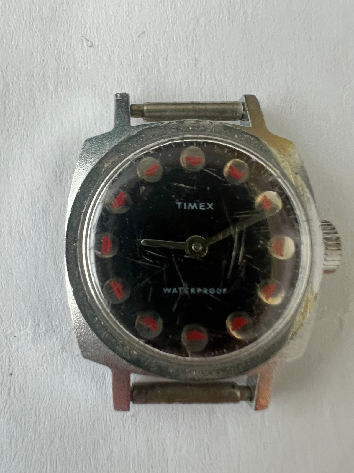 Timex opwindhorloge vintage, Ophalen of Verzenden, Gebruikt, Staal, Overige merken
