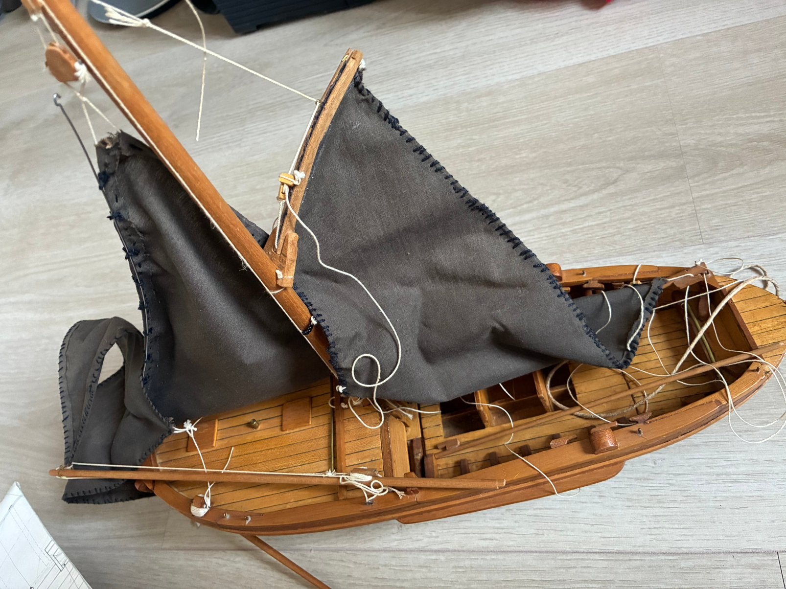 model zuiderzee botter (Marken) 1912 schaal 1 : 50, Ophalen of Verzenden, Zo goed als nieuw, 1:32 tot 1:50