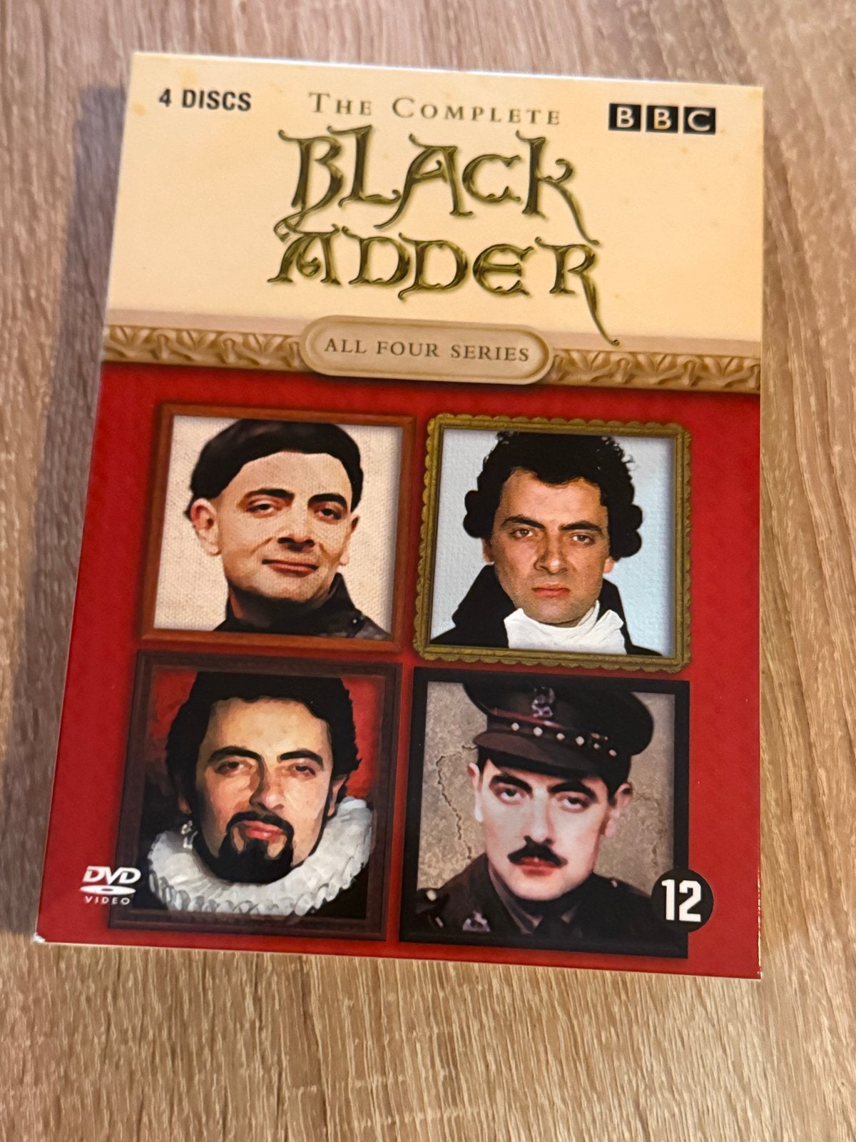 The Complete Black Adder - Alle Vier Seizoenen DVD Boxset, Engels, Nederlands, Ophalen of Verzenden, Zo goed als nieuw