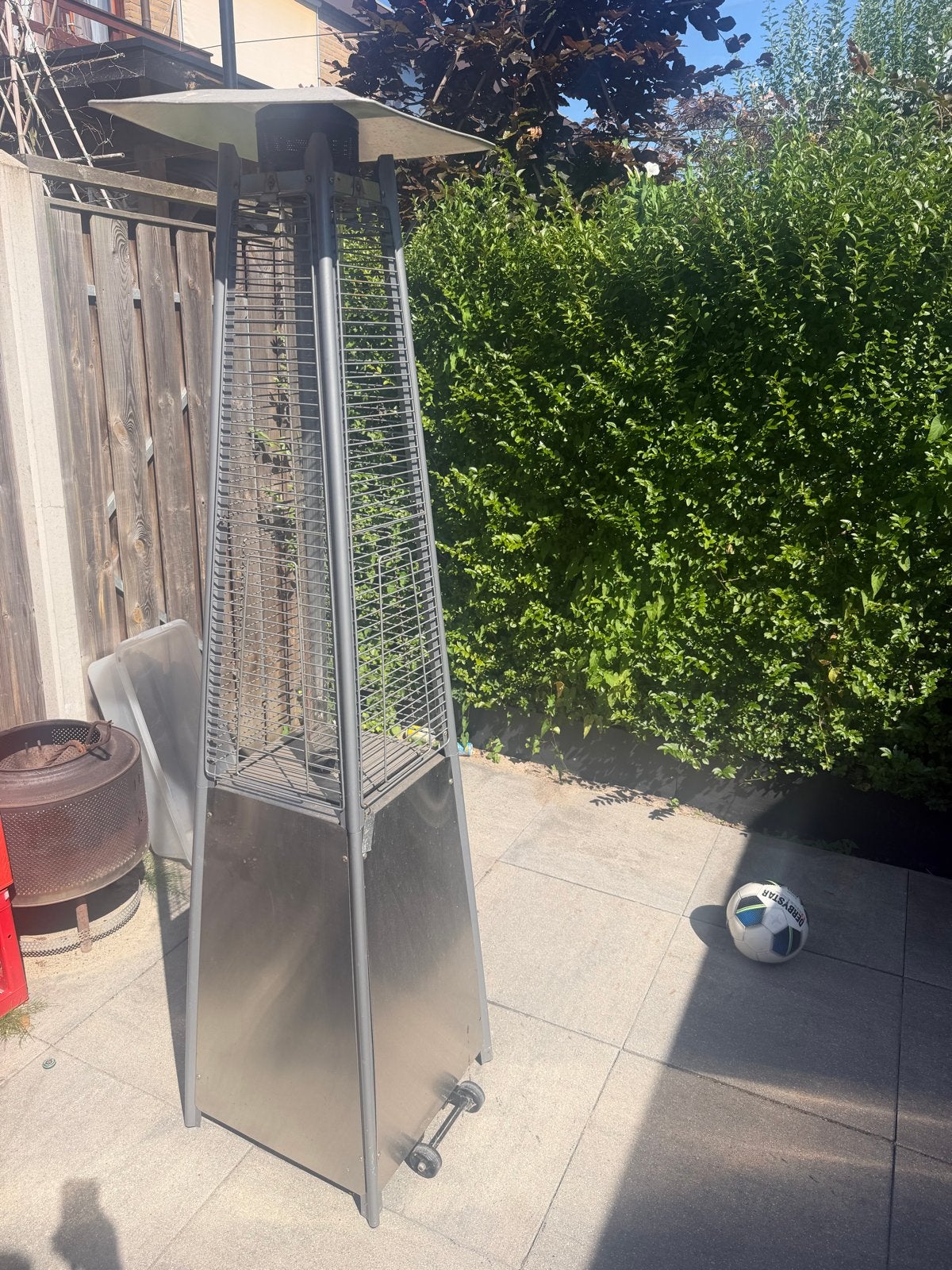 Terrasverwarmer Gas RVS, Ophalen, Gebruikt, Gas, Vloer