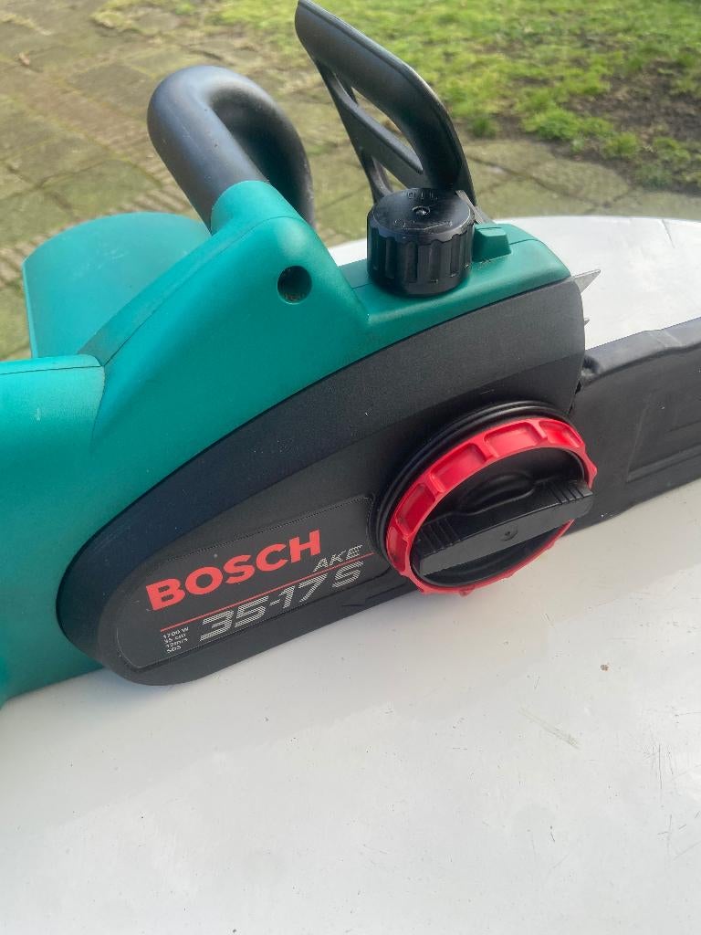 Elektrische kettingzaag BOSCH AKE 35-17S, Tuin en Terras, Hand-tuingereedschap, Ophalen of Verzenden, Gebruikt, BOSCH AKE 35-17S