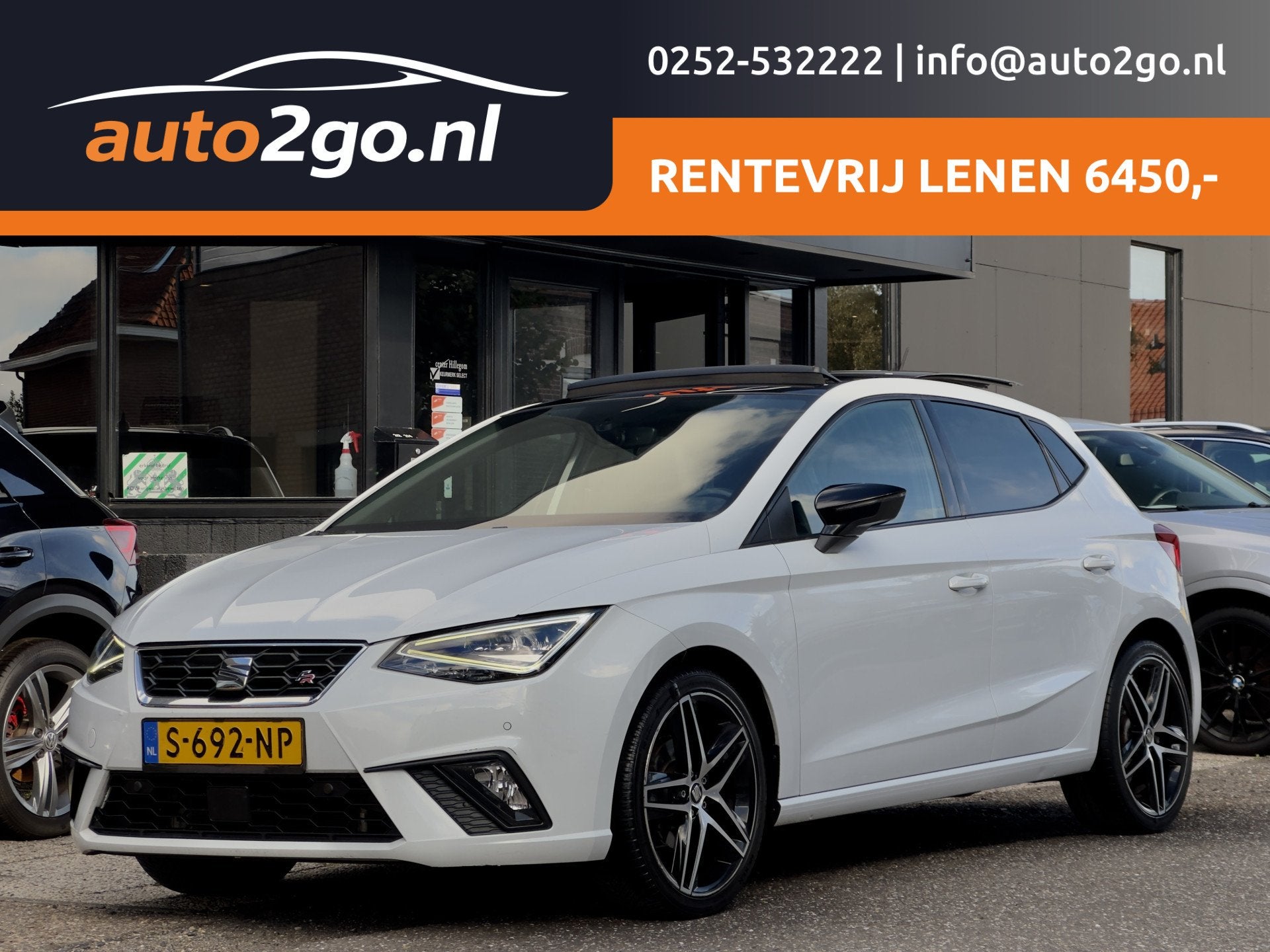 SEAT Ibiza 1.0 TSI FR INTENSE PLUS PANODAK LEDER NAVI DIGI-D, Voorwielaandrijving, Dealer onderhouden, Euro 6, 116 pk