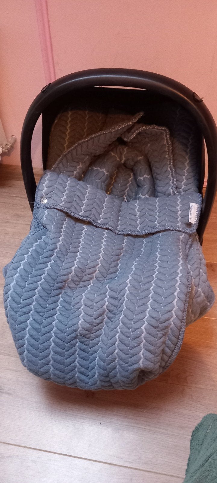 Baby Anne-cy voetenzak voor autostoel - Zo goed als nieuw, Autogordel, Zo goed als nieuw, 0 t/m 13 kg, Ophalen