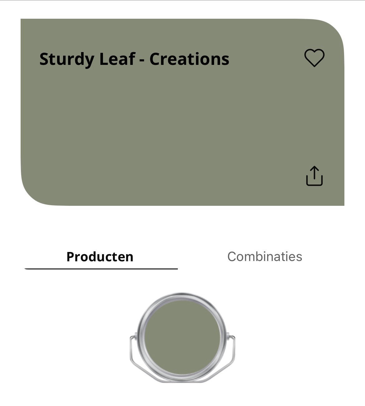 Ongebruikte pot Flexa Creations muurverf, 1liter sturdy leaf, Ophalen, Nieuw, Verf, Minder dan 5 liter