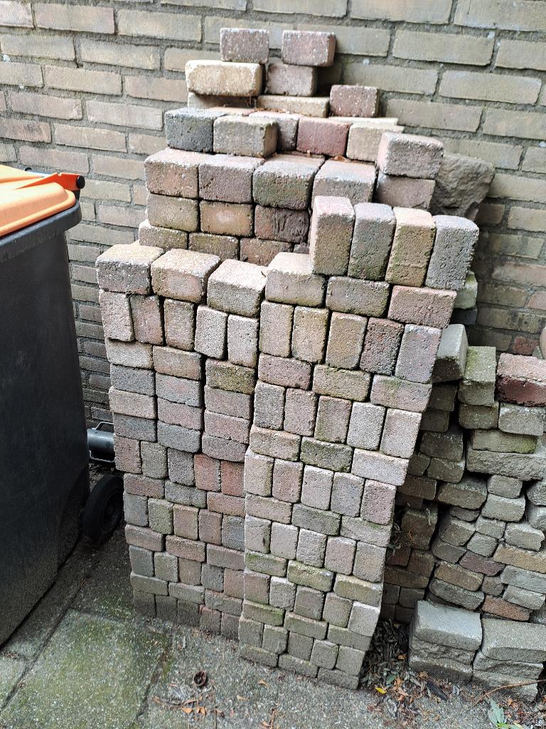 Cobblestones, Tuin en Terras, Tegels en Klinkers, Ophalen, Gebruikt, Beton, Klinkers