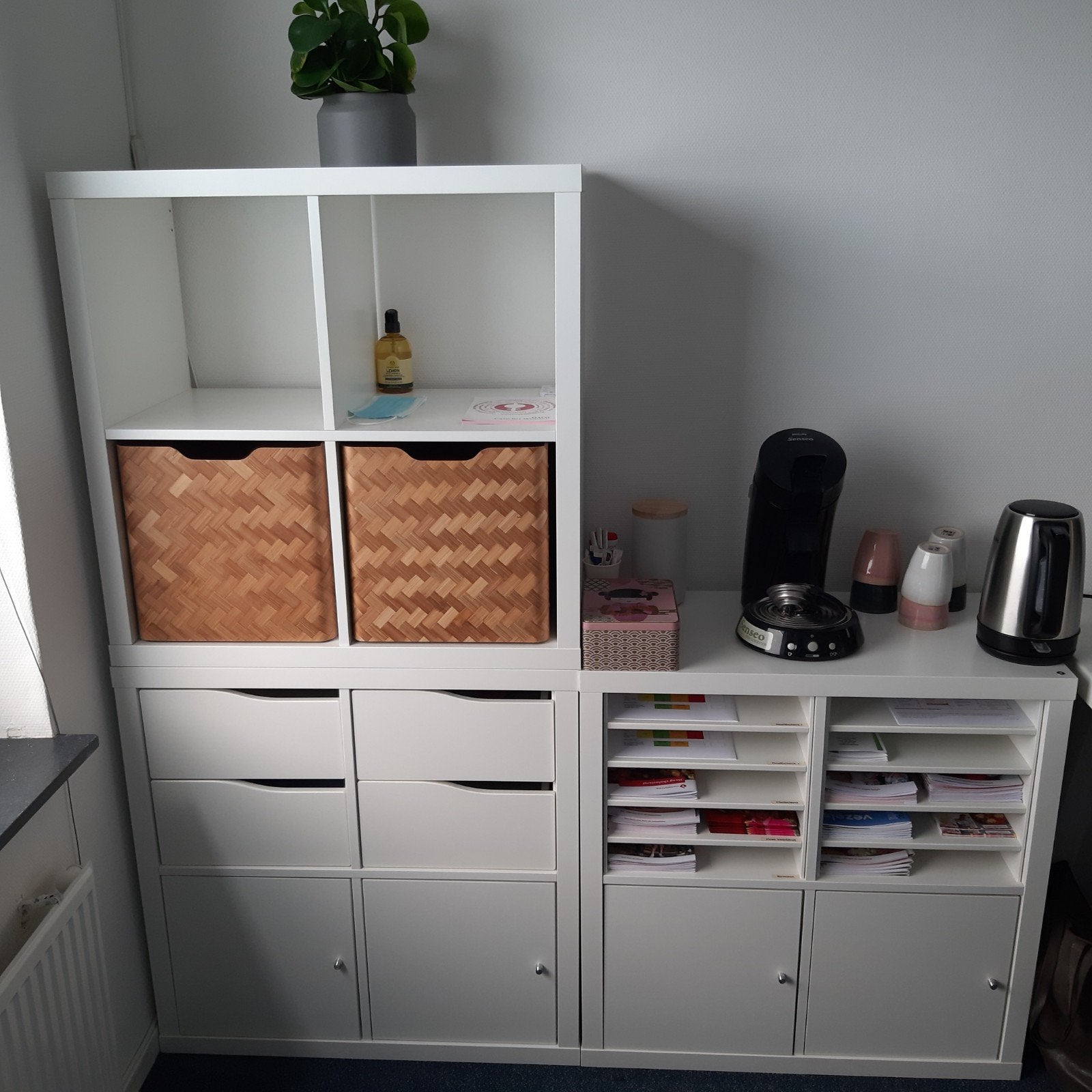 IKEA KALLAX Kast met Lades, vakken en Deuren, Ophalen, Gebruikt