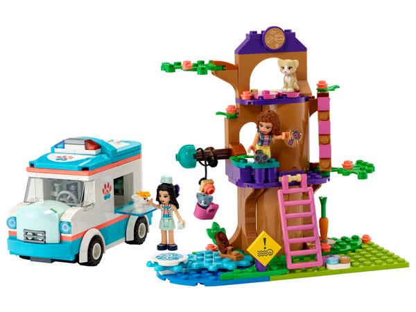 Lego Friends Dierenambulance 41445, Ophalen of Verzenden, Zo goed als nieuw, Complete set, Lego