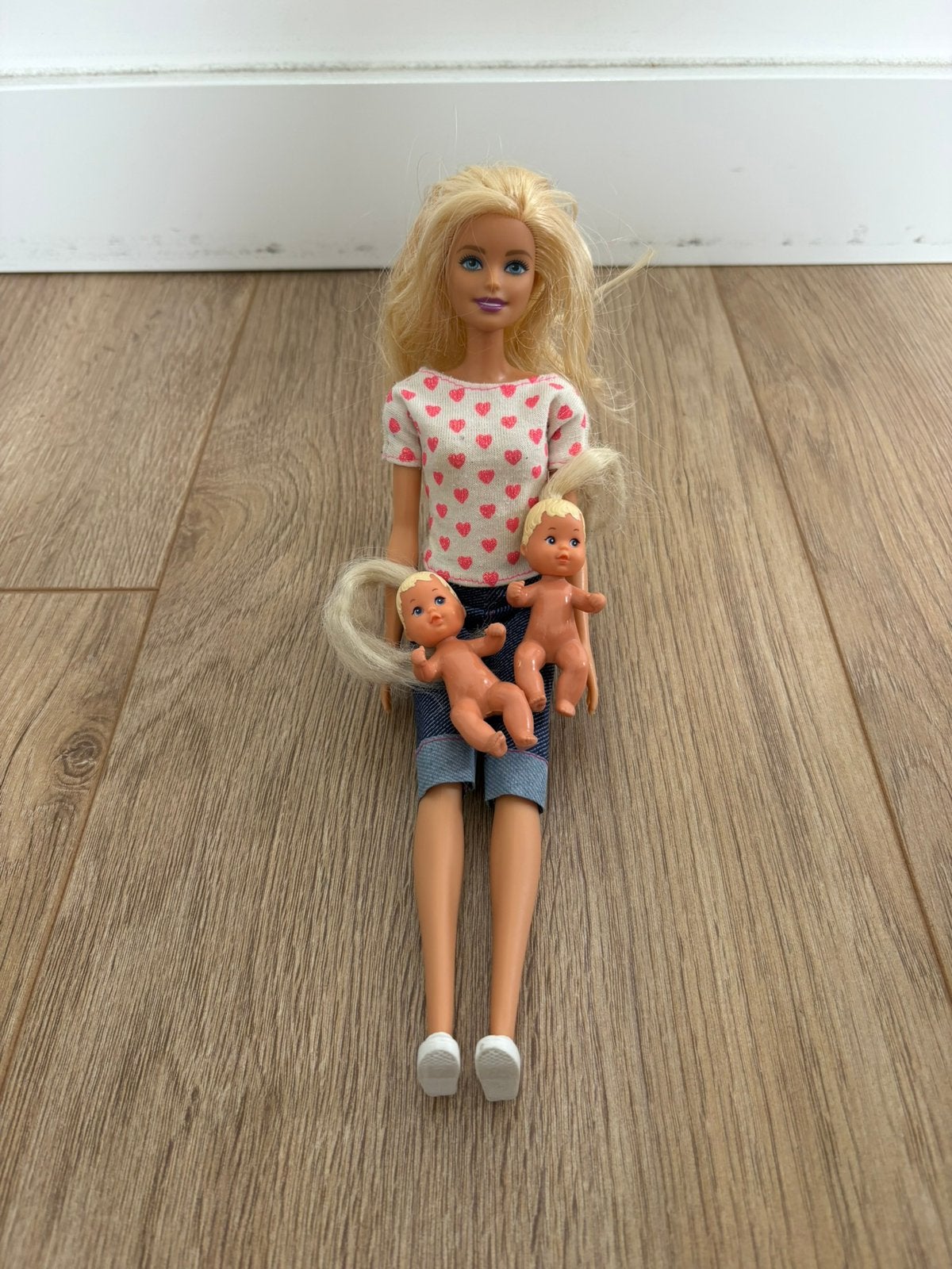 Barbie met tweeling, Kinderen en Baby's, Ophalen of Verzenden, Gebruikt, Barbie