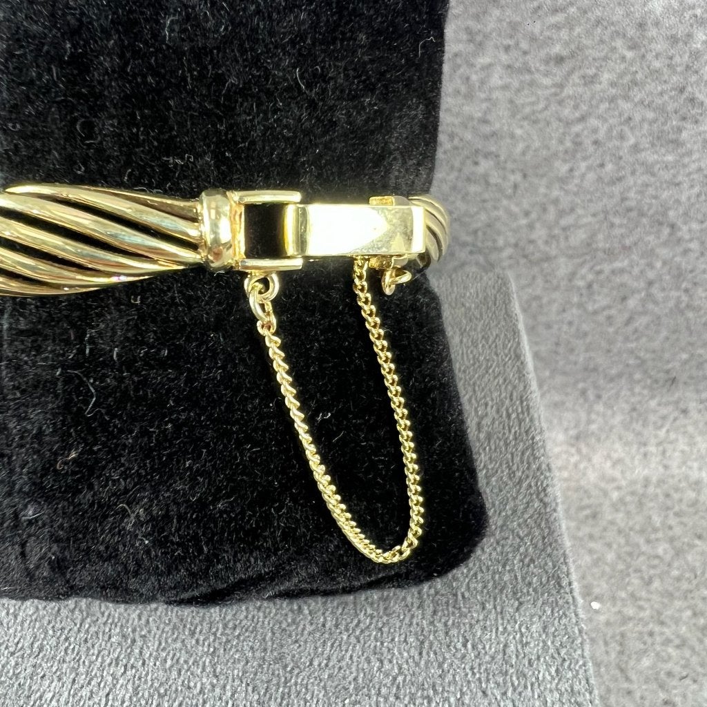 Gouden Armband | 14k | 21,98g | fantasie | 23cm | 411923, Sieraden, Tassen en Uiterlijk, Ophalen of Verzenden, Gebruikt, Goud