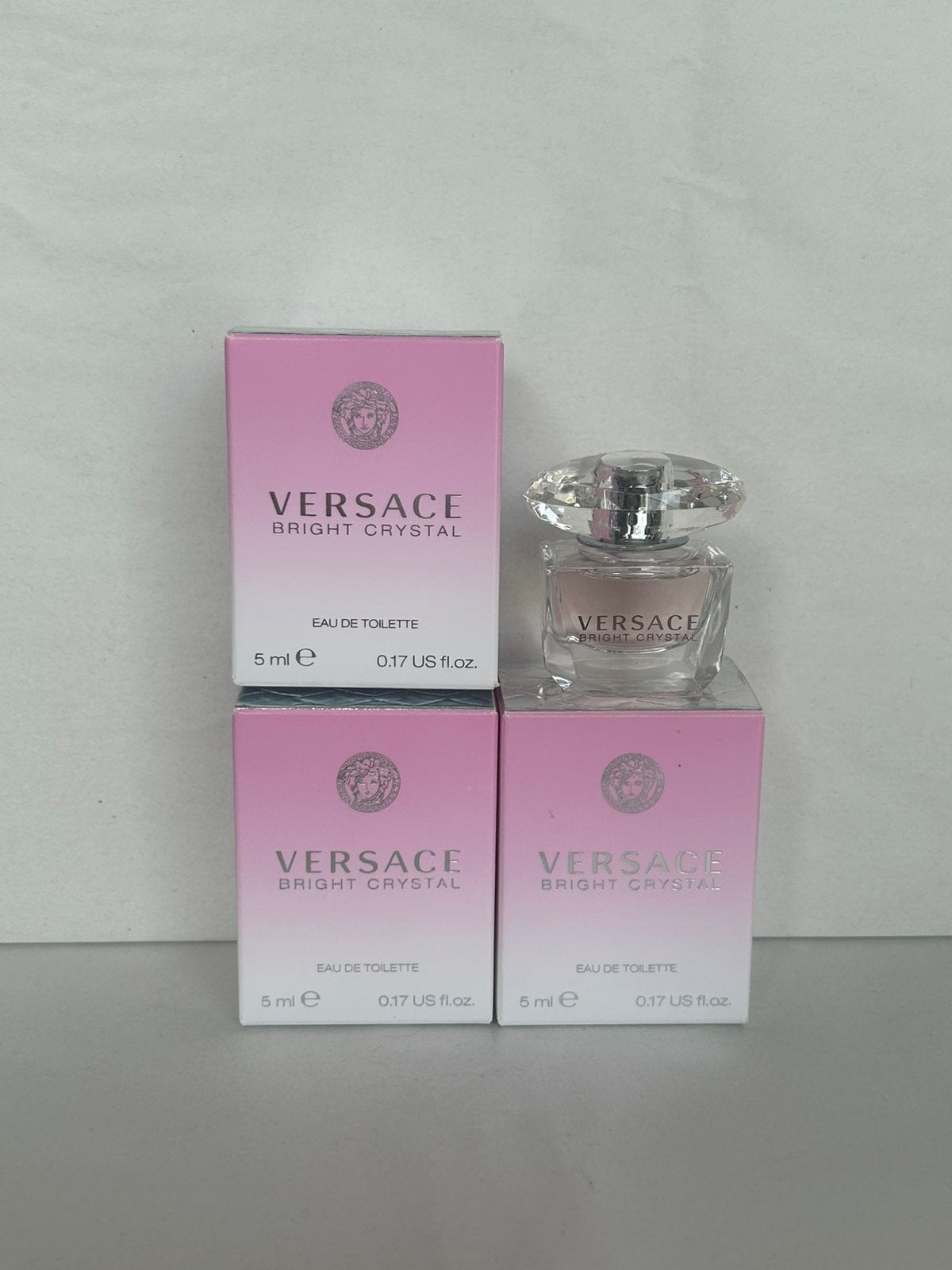 Versace - bright crystal miniatuur 5ml edt, Ophalen of Verzenden, Nieuw