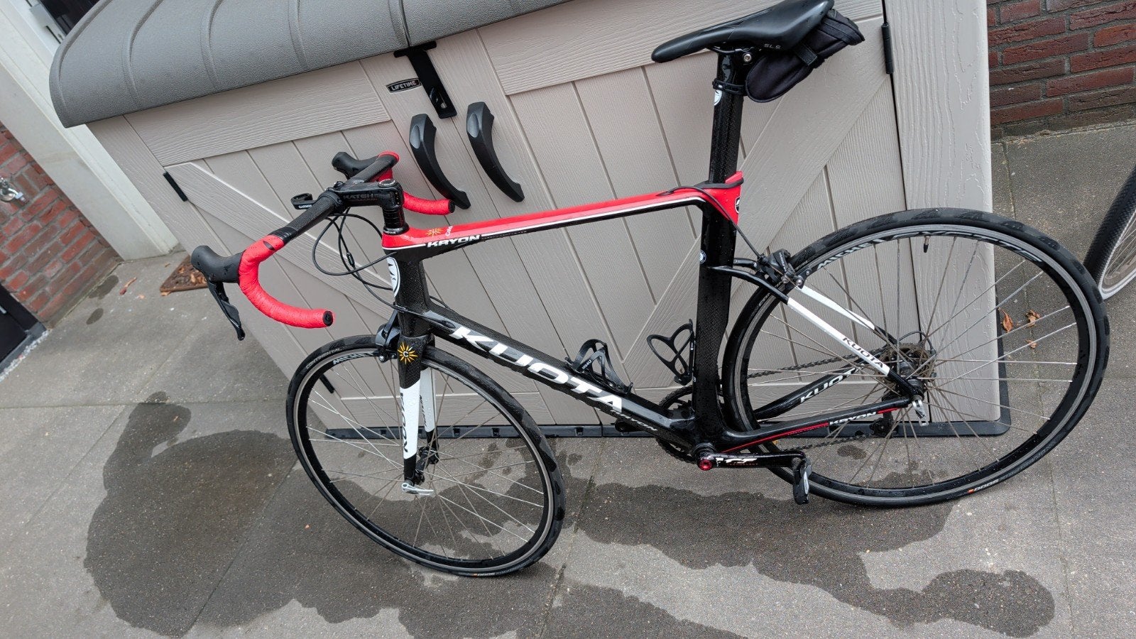 Kuota racefiets (XXL) - Ultegra afgemonteerd -  Zwart/Rood -, Overige merken, 28 inch, Gebruikt, Carbon