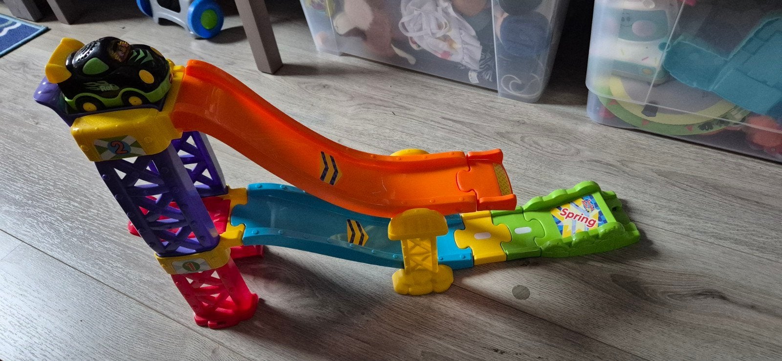 toet toet stuntbaan, Kinderen en Baby's, Ophalen of Verzenden, Gebruikt, 2 tot 4 jaar