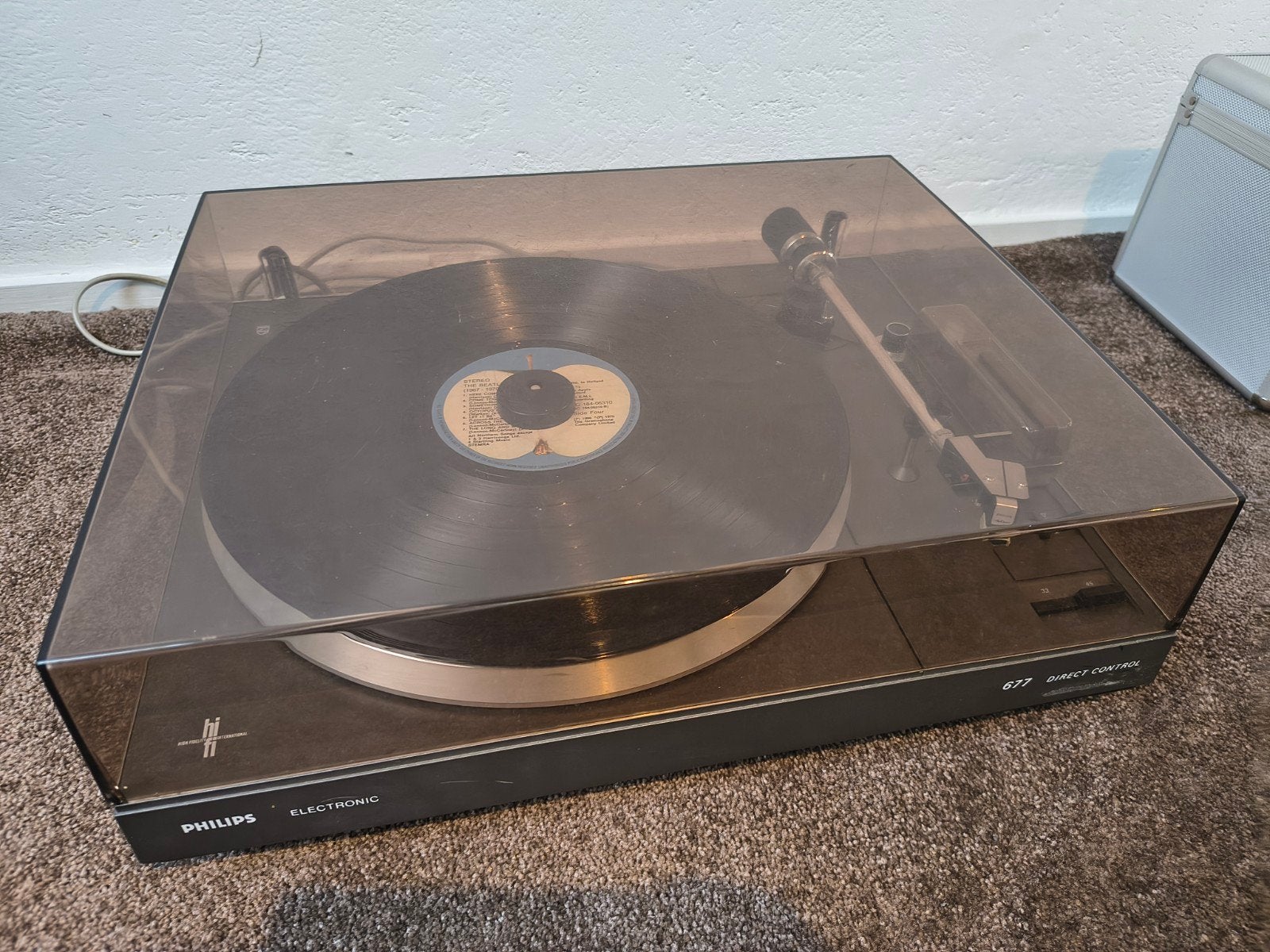 Philips 677 platenspeler, Audio, Tv en Foto, Platenspelers, Ophalen, Gebruikt, Platenspeler, Philips