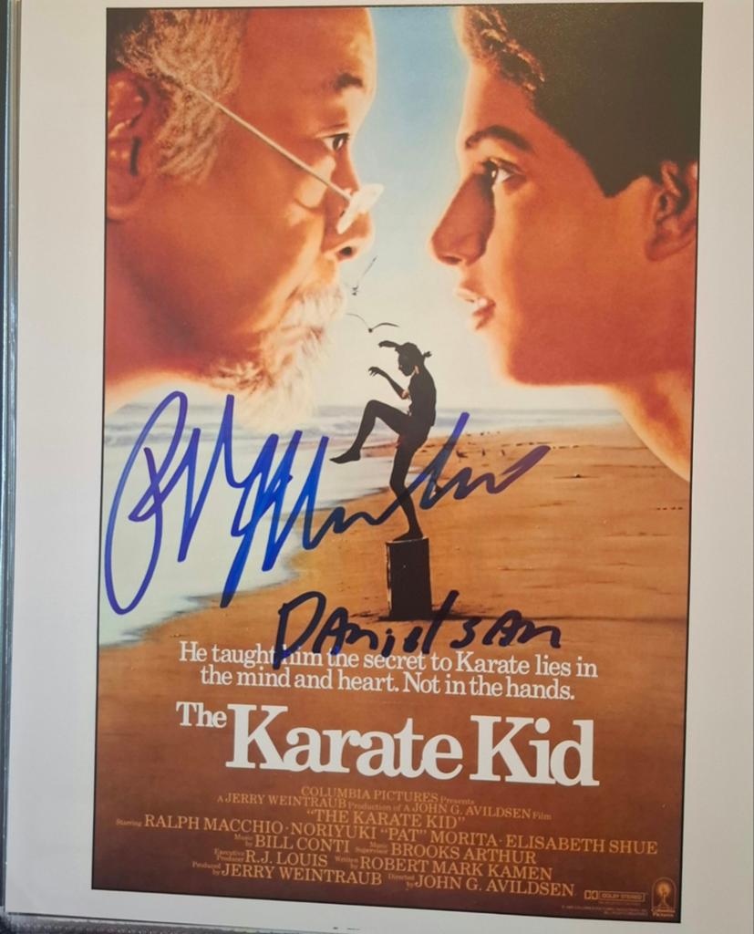 Originele handtekening Ralph Macchio the Karate kid COA, Verzamelen, Ophalen of Verzenden, Zo goed als nieuw, Foto of Kaart, Gesigneerd