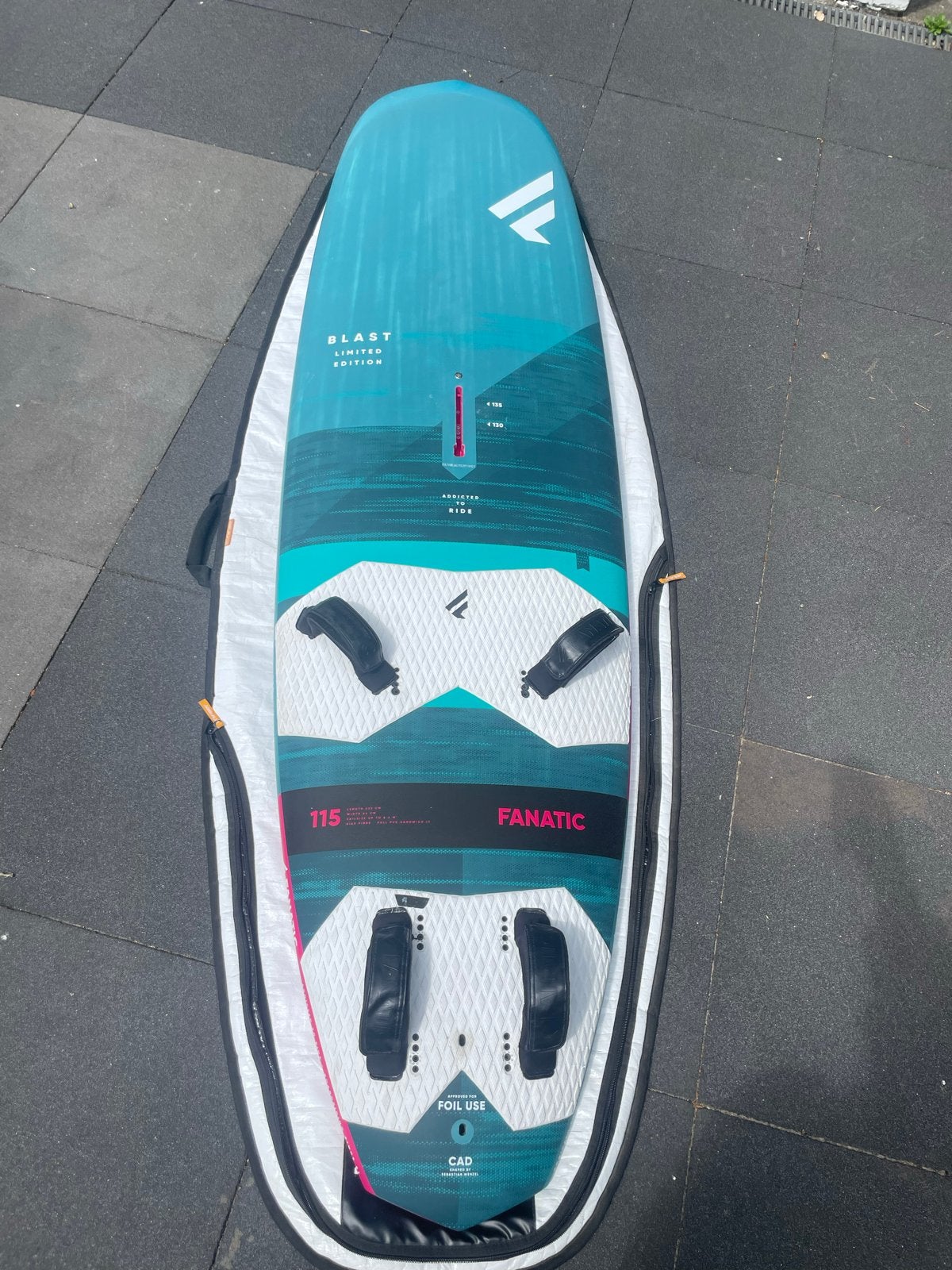 Fanatic Blast Limited Edition 115L, Watersport en Boten, Windsurfen, Minder dan 250 cm, Fanatic, Ophalen of Verzenden, Zo goed als nieuw