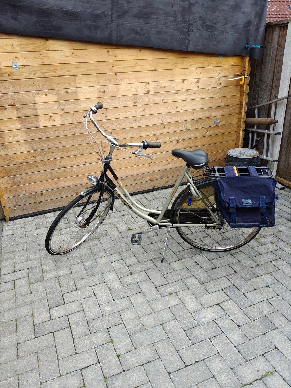 Degelijke Gazelle Impala fiets met fietstassen, Versnellingen, Ophalen of Verzenden, Gazelle, Trommelrem