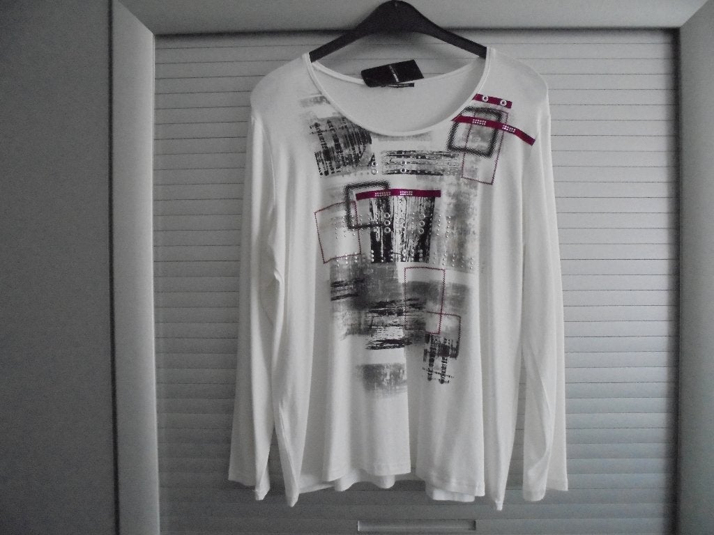 frankwalder shirt nieuw maat 48 wit, Wit, Maat 46/48 (XL) of groter, Nieuw, Ophalen of Verzenden
